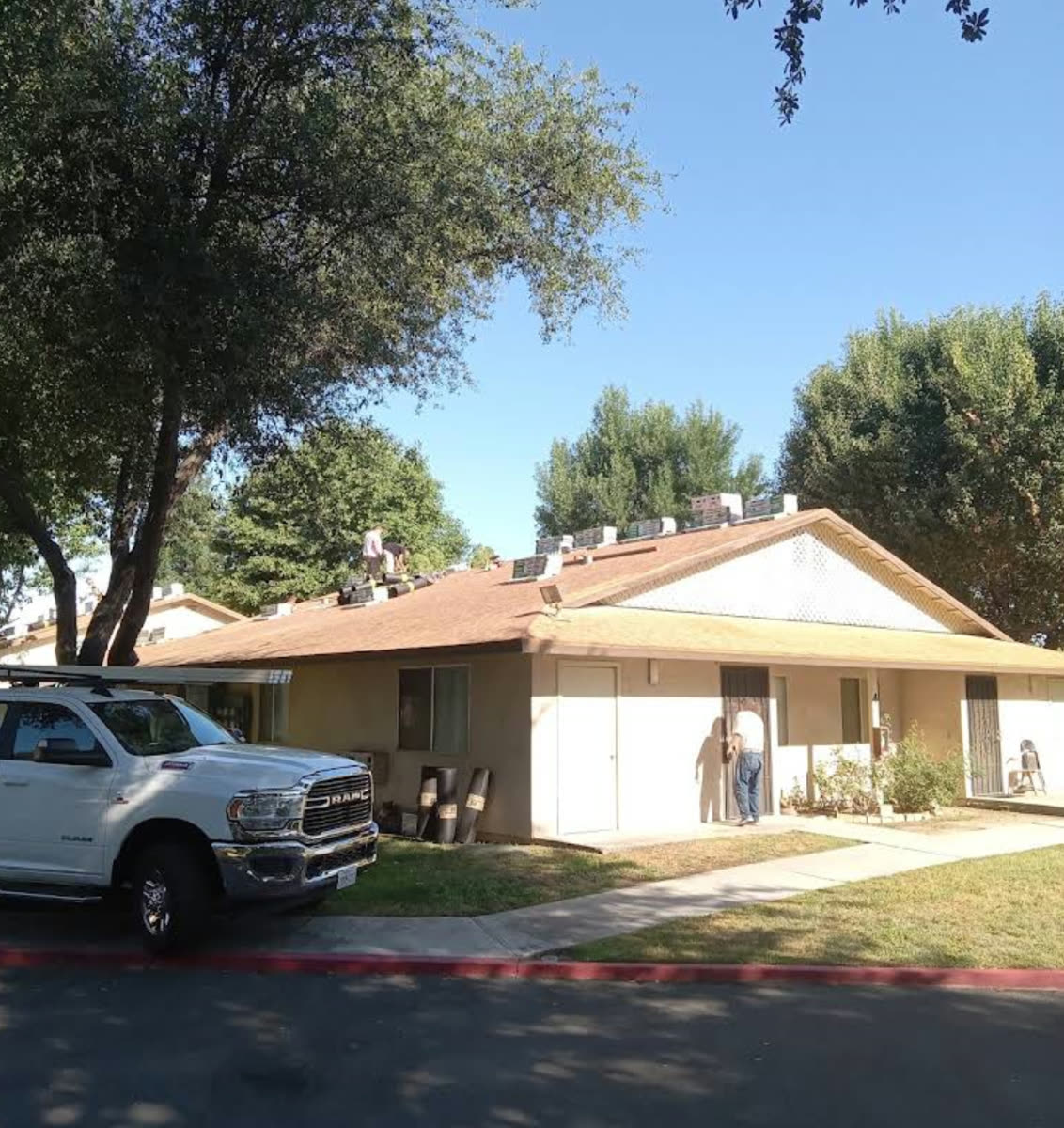 Reroofing project